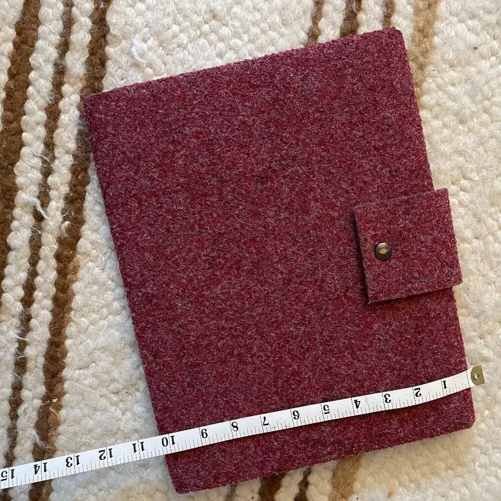 Wool laptop case